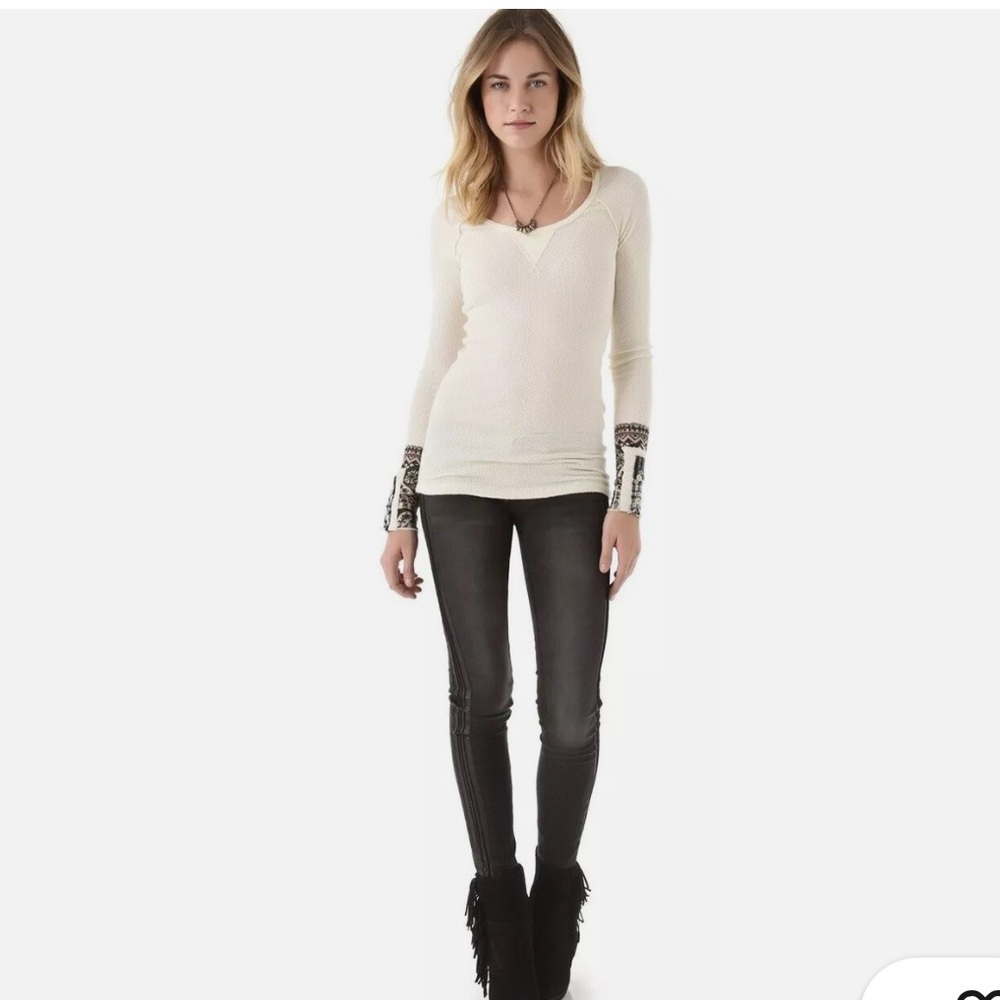 We The Free Hyperactive Cuff Paisley Studded Cuff Thermal Size Small